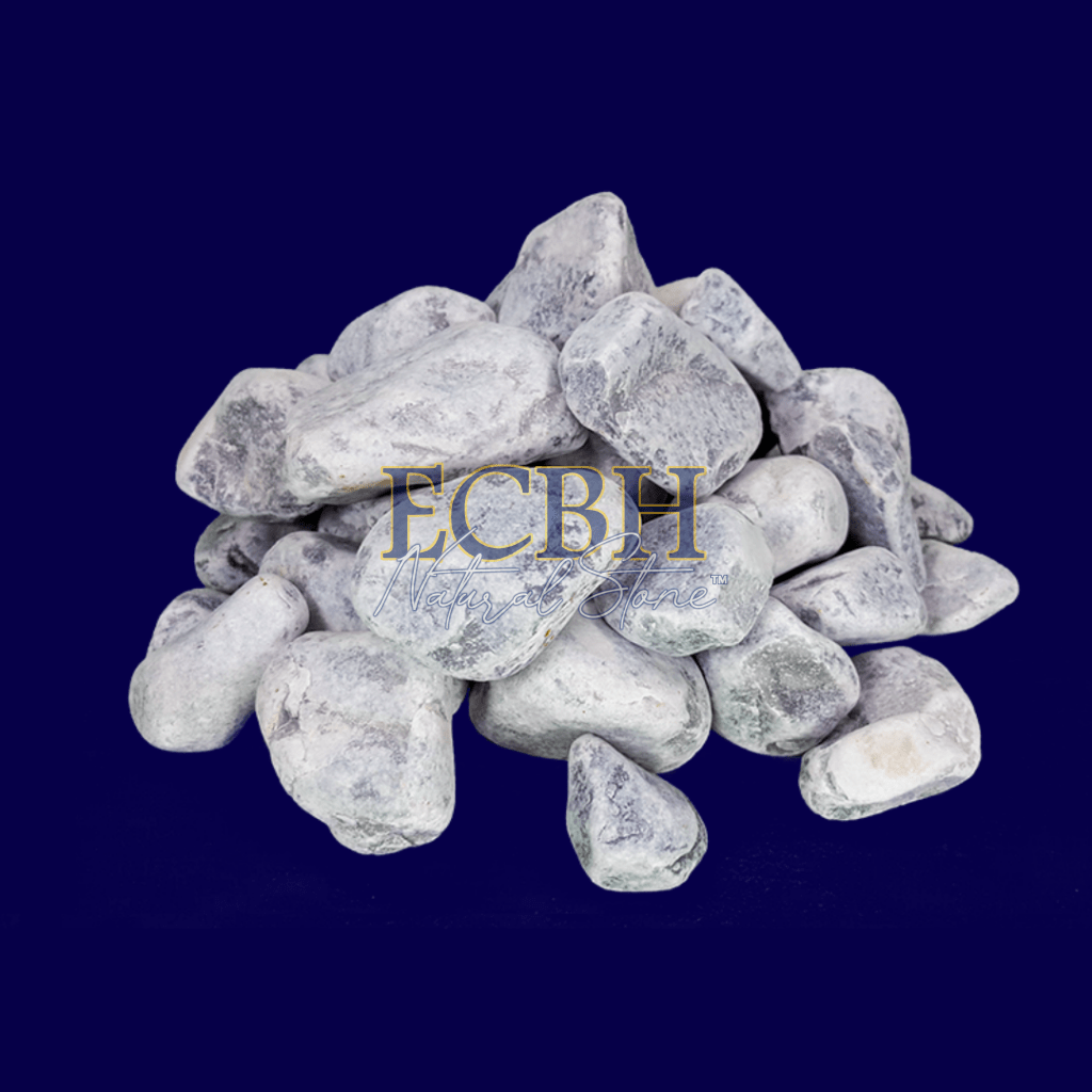 Spanish Rounded Marble Pebbles - Grey Macael